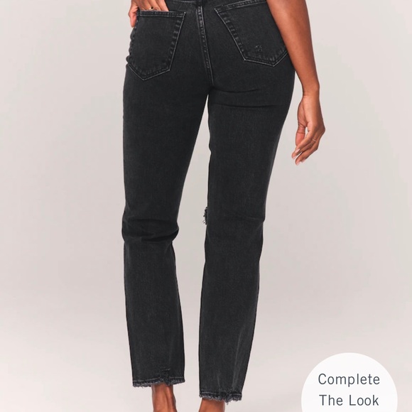 Abercrombie Curve Love 90s High Rise Jeans - Picture 4 of 5